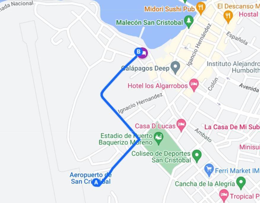 Casa Playa Los Marinos Puerto Baquerizo Moreno Ngoại thất bức ảnh